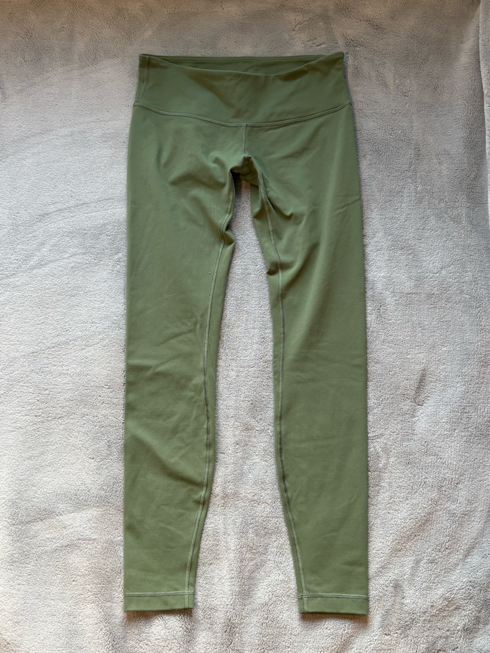 Lululemon Olive Green Leggings Athletic Tights Size 8